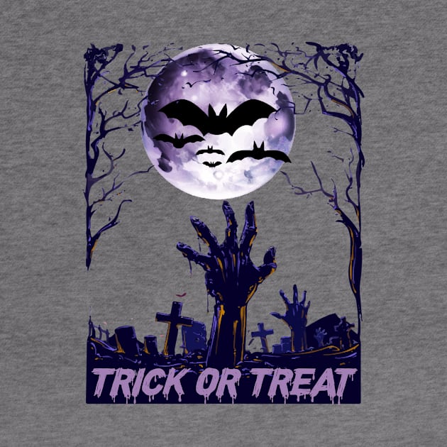 Trick Or Treat tee design birthday gift graphic by TeeSeller07